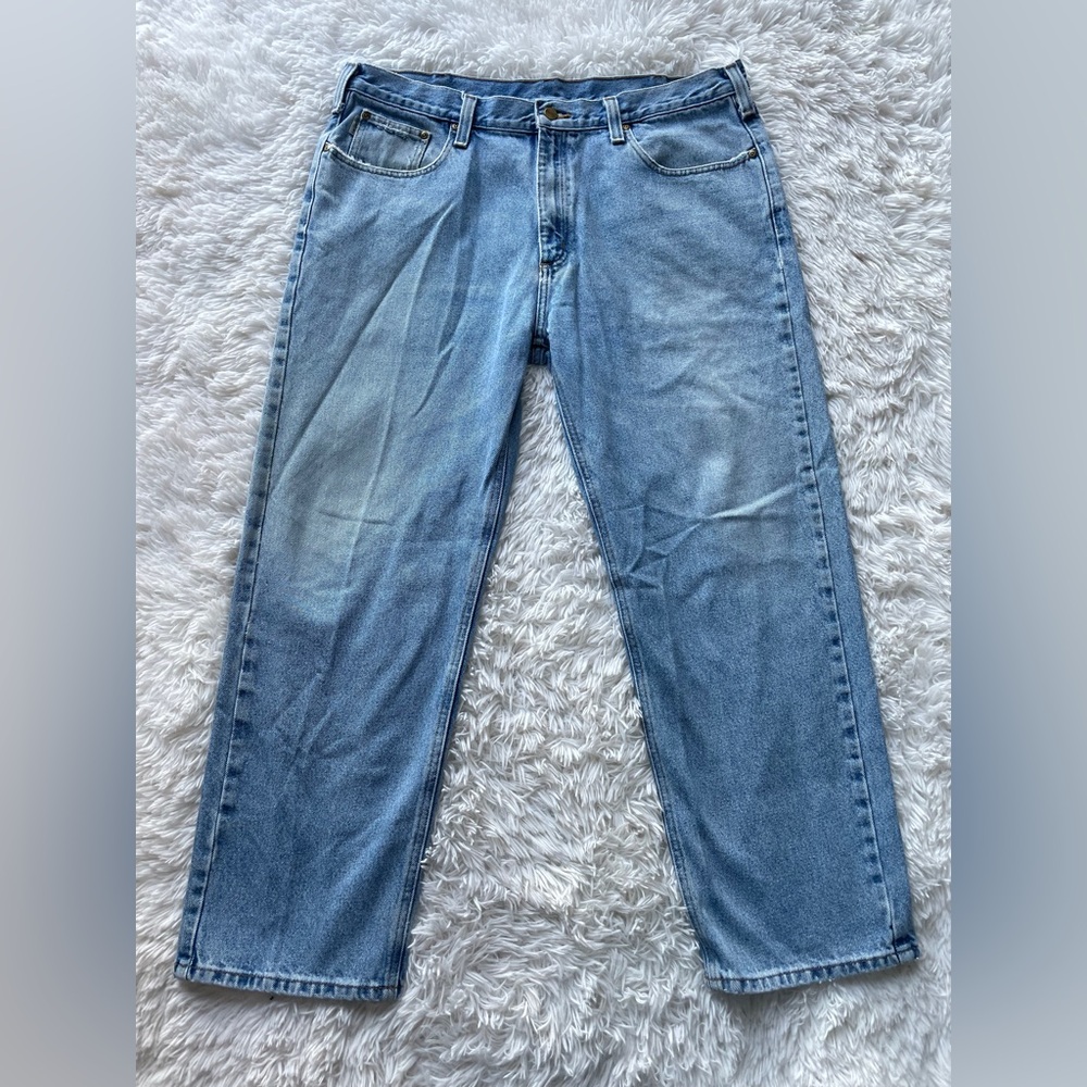 Carhartt‎ Men’s Straight Leg Relaxed Fit Denim Jeans